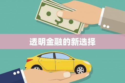 安溪透明金融的新选择
