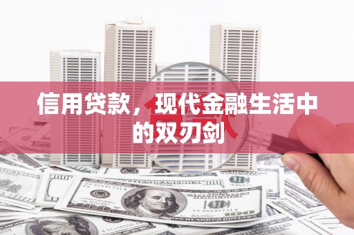 安陆信用贷款，现代金融生活中的双刃剑