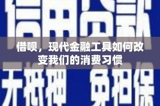 奈曼旗借呗，现代金融工具如何改变我们的消费习惯