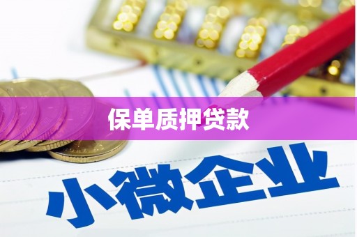 壮围保单质押贷款