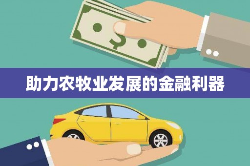 澄城助力农牧业发展的金融利器