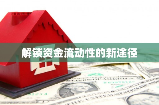 西陵解锁资金流动性的新途径